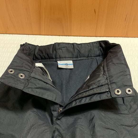 (Youth S) Columbia Freestyle Snow Pants - Unisex - Black - Picture 9 of 16